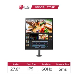 LG Monitor (28MQ780-B) 27.6-inch 16:18 DualUp Monitor with Ergo Stand and USB Type-C (จอมอนิเตอร์)