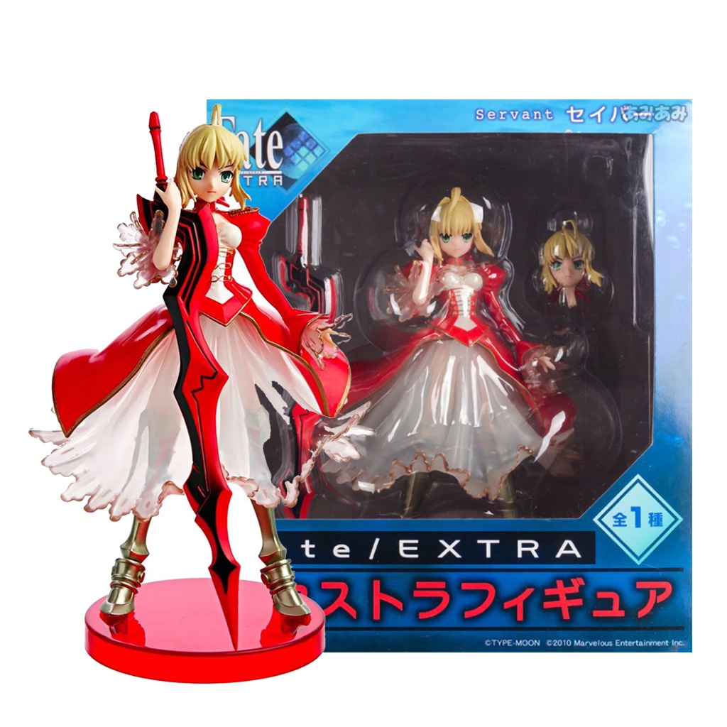 โมเดลฟิกเกอร์สาว (ของแท้) Fate Extra Last Encore Servant Saber Figure  SEGA