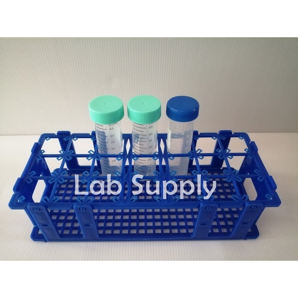 ที่ตั้งหลอดทดลองพลาสติก Rack PP For Test Tube , Centrifuge Tube