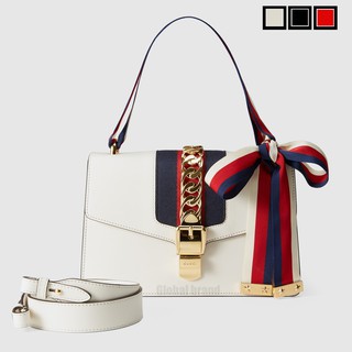 GUCCI Sylvie กระเป๋าสะพายใบเล็ก GG กระเป๋าสตรี 421882