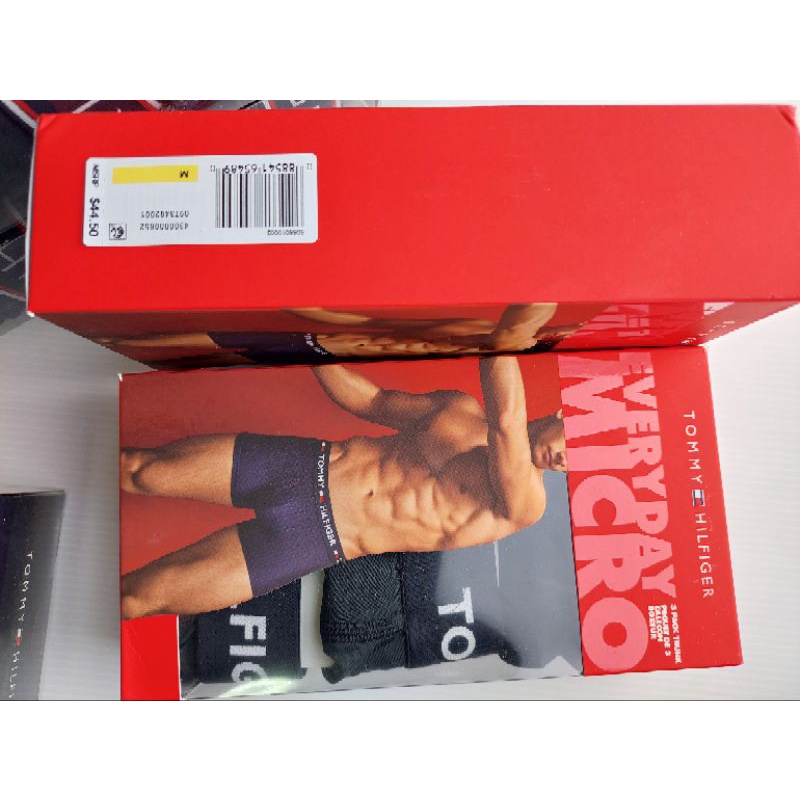 กางเกงในบ็อชเซอร์TOMMY HILFIGER EVERYDAY MICROFIBER TRUNK *ได้สินค้า1ตัว #4