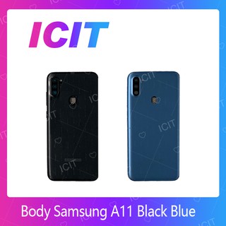 Body Samsung A11 อะไหล่บอดี้ เคสกลางพร้อมฝาหลัง Body อะไหล่มือถือ คุณภาพดี ICIT-Display