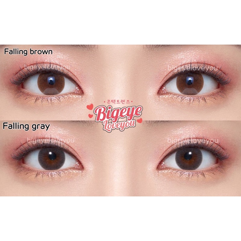 คอนแทคเลนส์ 🌈Falling🌈 Brown / Gray (Gaezz Secret) ขนาดมินิ 💖ขายดี🍭สุดฮิตจากเกาหลี🔥 - รูปที่ 7