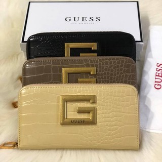 GUESS FACTORY WOMENS LONG WALLET กระเป๋าสตางค์ใบยาว สวยมากค่ะ เปิดปิดด้วยซิป