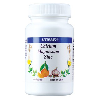 LYNAE Calcium Magnesium Zinc Vitamin USA ไลเน่ 60 เม็ด x 1 ขวด