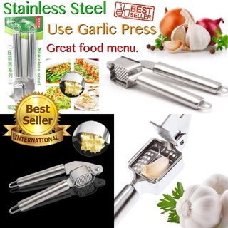 ที่บดกระเทียม ที่สับกระเทียมอย่างง่าย ที่บด Stainless Steel