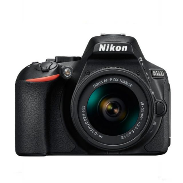 Nikon d5600+af-p dx nikkor 18-55 mm black