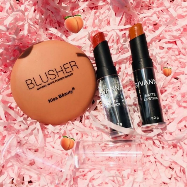 🍑🍑บลัชออน&ลิปSIVANNA🍑🍑