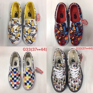 Vans สวม+ผูกเชือก size37-44