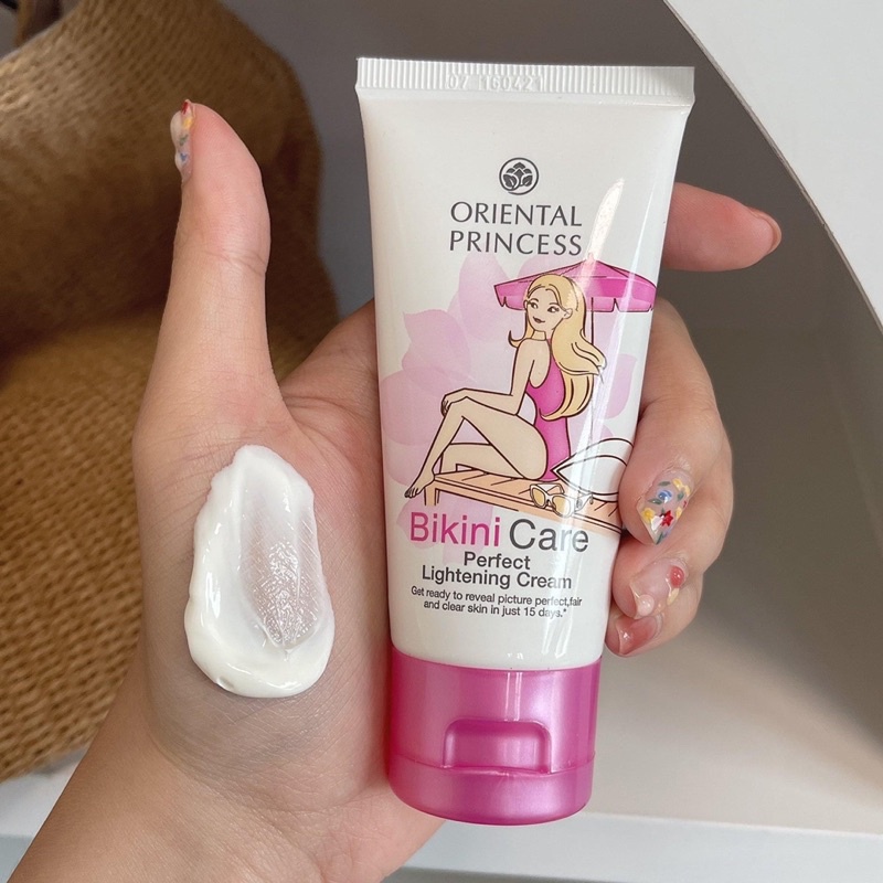 ครีมทาขาหนีบและแก้มก้น ข้อพับต่างๆที่สีผิวคล้ำ ไม่สม่ำเสมอ Oriental Princess Bikini Care Perfect Lig
