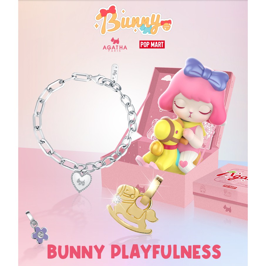 Agatha/Agatha BUNNY Children's Heart Series Joint Gift Box Blind Box---จาก-ฝรังเศษ