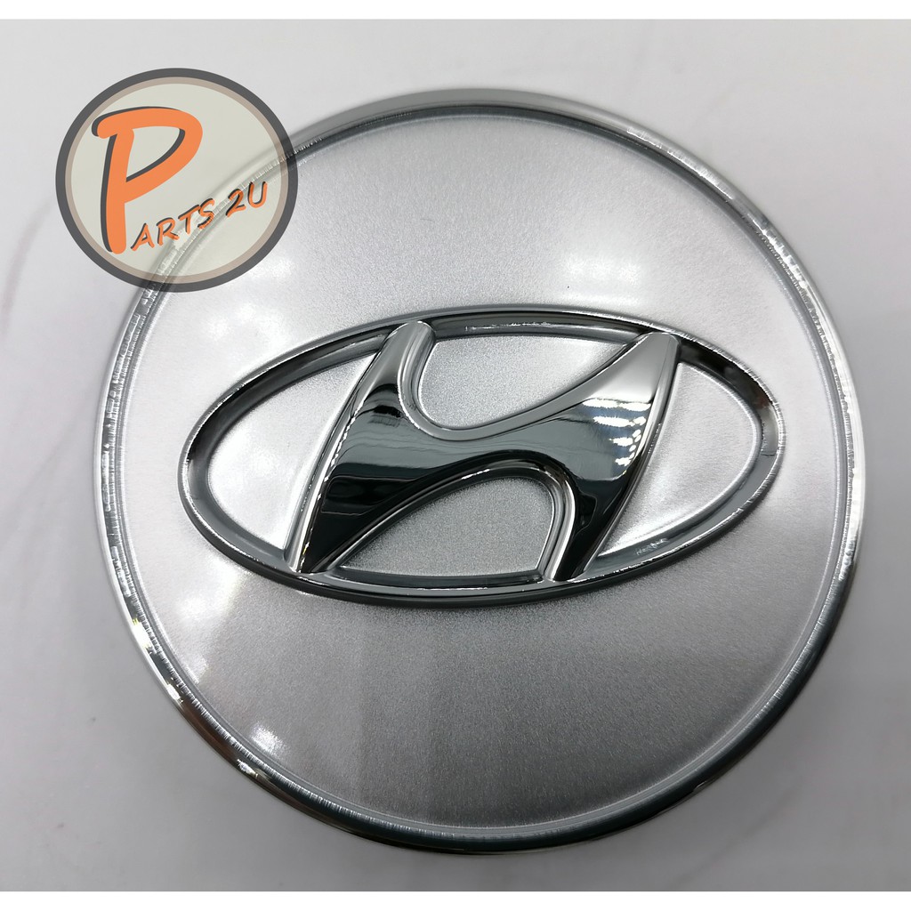 อะไหล่แท้ / ฝาปิด ฝาครอบดุมล้อ Hyundai H1 สีเงิน ฮุนได ขนาด 59 มิล ฝาปิดดุมล้อ (ราคาต่อชิ้น)  เอสวัน PARTS2U