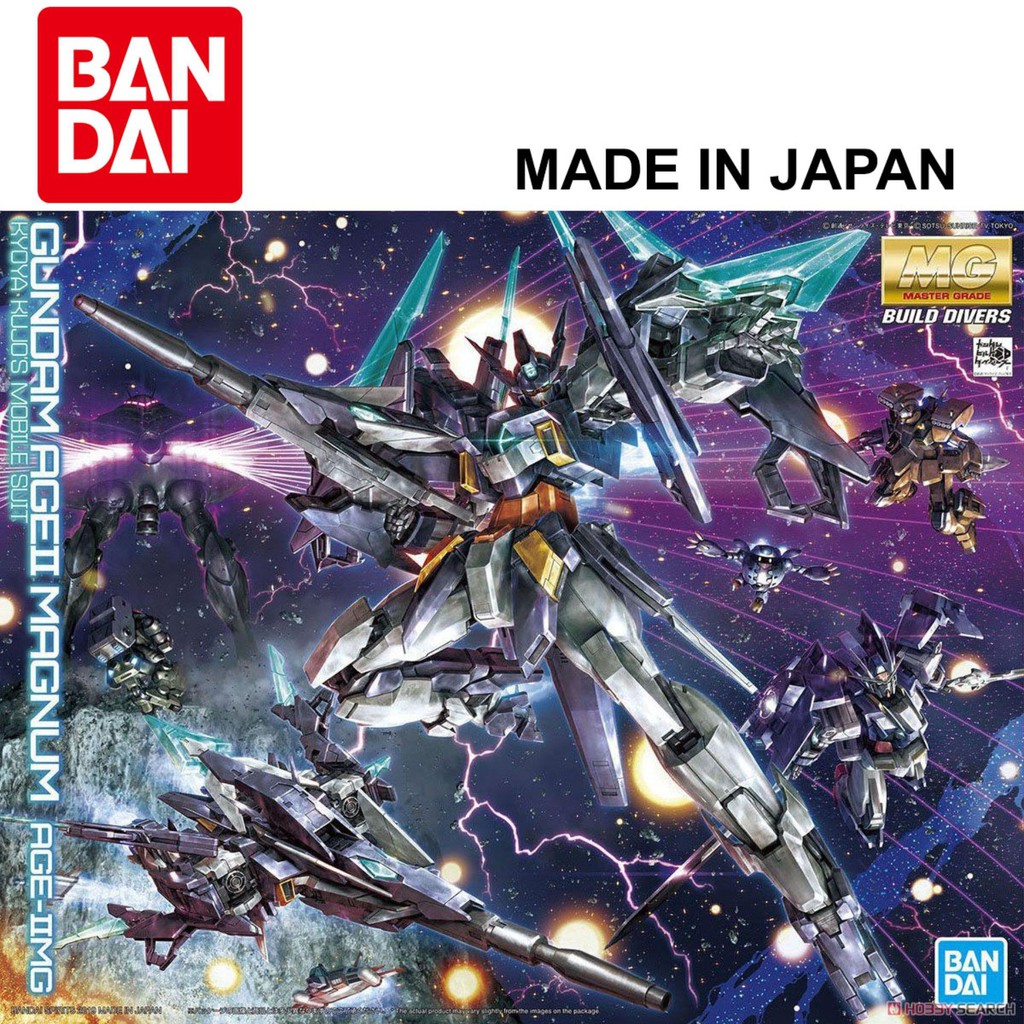 Gundam Bandai 1 / 100 MG Gundam AGE II Magnum Serie Master Grade Assembly Model