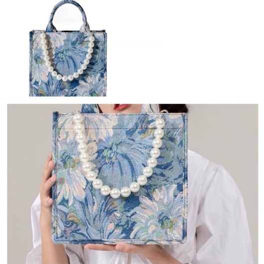 50x150 ซม.ดอกไม้ภาพวาดสีน้ํามันเส้นด้ายย้อมโพลีเอสเตอร์ผ้าฝ้ายหนา jacquard ผ้า diy สําหรับถุงแข็งรองเท้าและเสื้อผ้าปลอกหมอนผ้า TJ7465 - รูปที่ 7