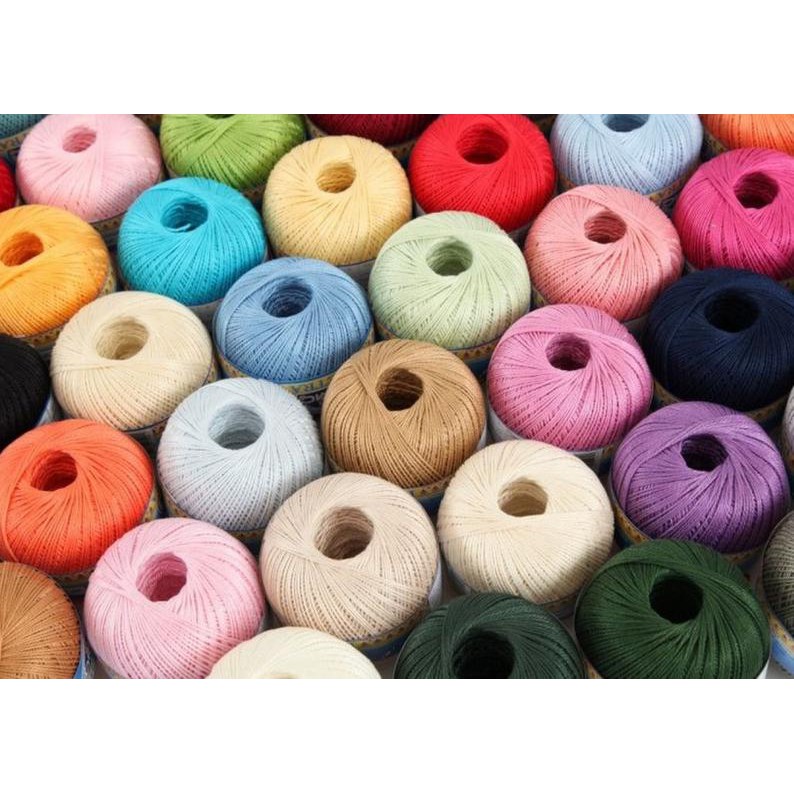 DMC PETRA CROCHET COTTON ม้วนขนสัตว์ SIZE 8 Art 993A/8 (แผนภูมิสี 1)