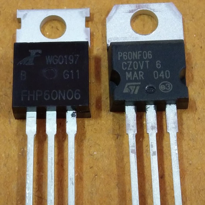60n06 FHP60N06 STP60NF06 Mosfet 60V 60A ของแท้ FEIHONG และ ST