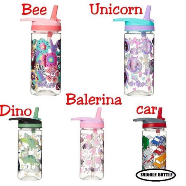 Smiggle กระติกน้ำขนาดเล็ก 440 ml