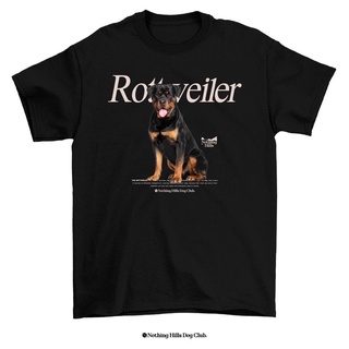 เสื้อยืดลาย  ROTTWEILER  (ร็อตไวเลอร์)Classic Cotton Unisex by 【Nothing Hills】 ใหม่