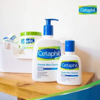 Cetaphil Gentle Skin Cleanser For All Skin Types 125ml,250ml ผลิตภัณฑ์ทำความสะอาดผิวสูตรอ่อนโยน เหมาะกับทุกสภาพผิว