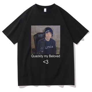 [COD]เสื้อยืดลําลอง แขนสั้น พิมพ์ลาย Daily Kawaii Quackity My Beloved Selfie แฟชั่นฤดูร้อน 2022S-5XL