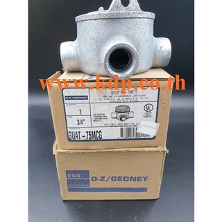 "O-Z" Conduit Outlet Boxes 1-1/2" 3 way ( 1ตัว ) # GUAT-150G