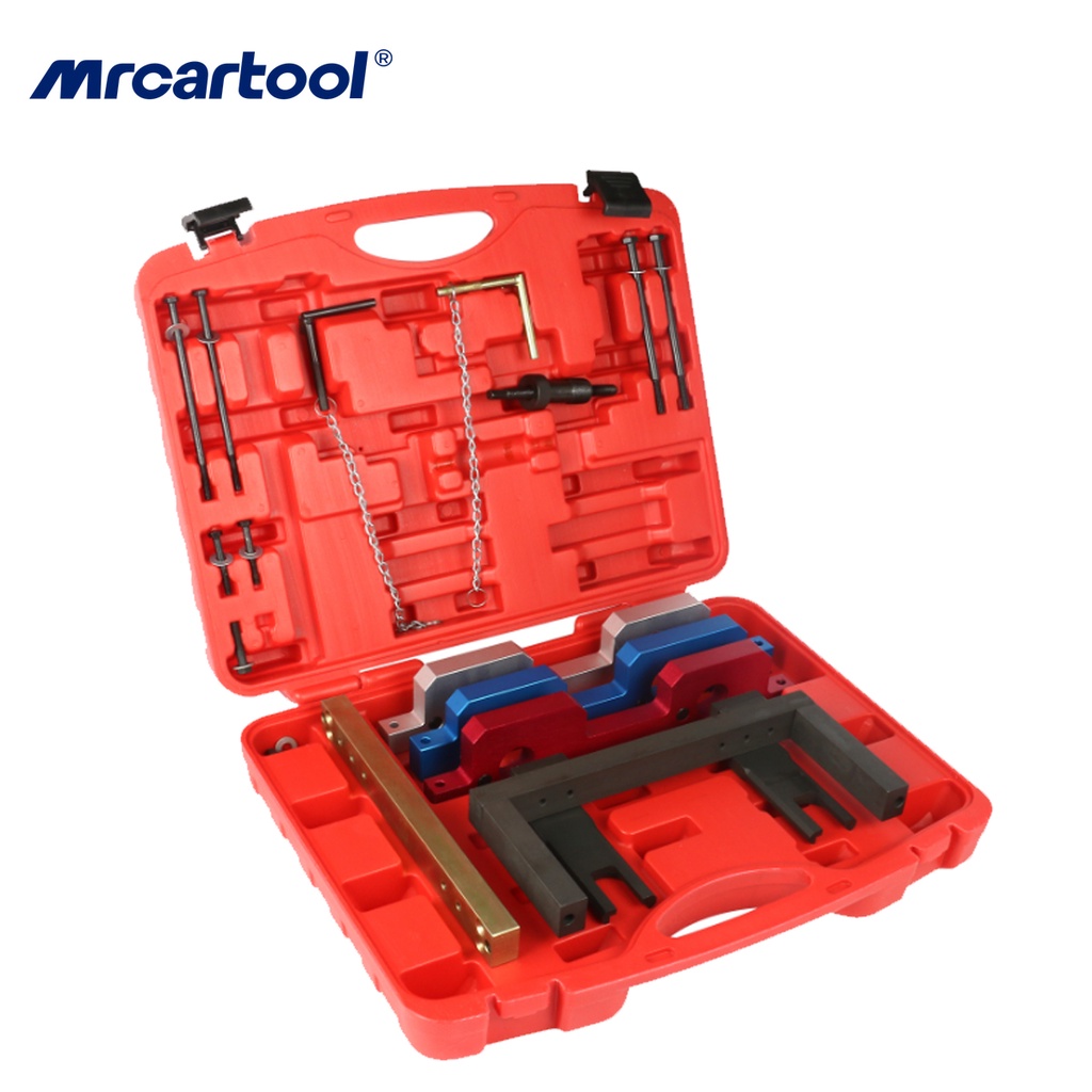Mrcartool 【 BMW 】ชุดเครื่องมือล็อคข้อเหวี่ยงเพลาลูกเบี้ยว สําหรับ BMW N51 N52 N53 N54 N55 เครื่องมือ