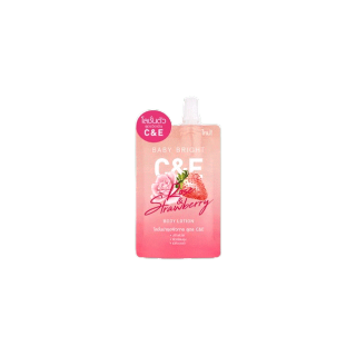 เบบี้ไบร์ท โลชั่นทาผิว ซี แอนด์ อี โรส สตรอเบอร์รี่ แบบซอง 35ml Baby Bright C&E Rose Strawberry Body Lotion