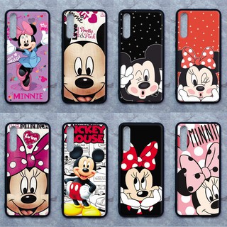 เคส Huawei  P20 pro / P20 plus ใช้เคสเดียวกัน  ลายมิกกี้-มินนี่  ขอบนิ่มหลังแข็ง เคสมือถือ เคสโทรศัพท์ Case