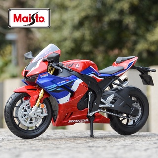 โมเดลรถจักรยานยนต์ Maisto 1:12 Honda CBR1000RR-R Fireblade SP Die Cast Vehicles ของเล่นสําหรับเด็ก