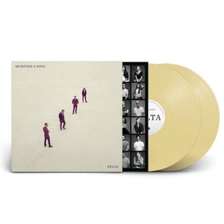 *รับโค้ดเงินคืน*แผ่นเสียง Mumford &amp; Sons - Delta 2LP Vinyl แผ่นสี Sand Limited