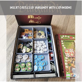 Tidy Insert สำหรับ Castles of Burgundy เวอร์ชั่น ครบรอบ 20 ปี