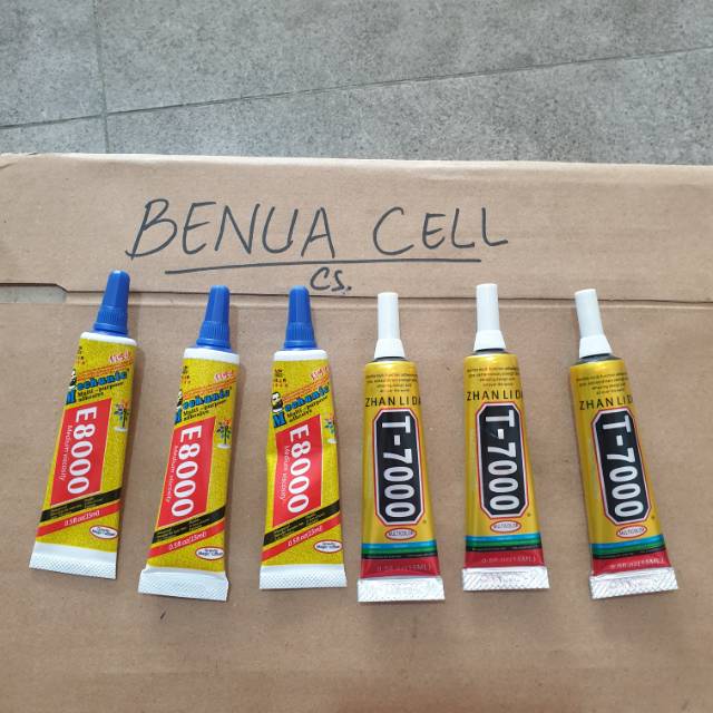 LCD GLUE TC GLUE LCD GLUE 1 ชุด LCD TYPE B7000 CLEAR และ T7000 สีดํา - BDC