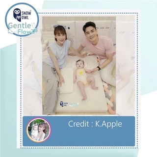 Snow owl Gentle FlowZz หมอนหลุมระบายอากาศสำหรับเด็ก พร้อมปลอกหมอนจากใยไผ่ 100% ลายสุดน่ารัก