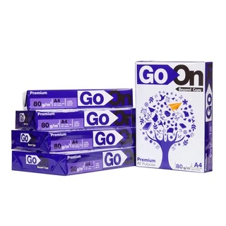 กระดาษถ่ายเอกสาร Go On/ A4 80 แกรม /500 แผ่น