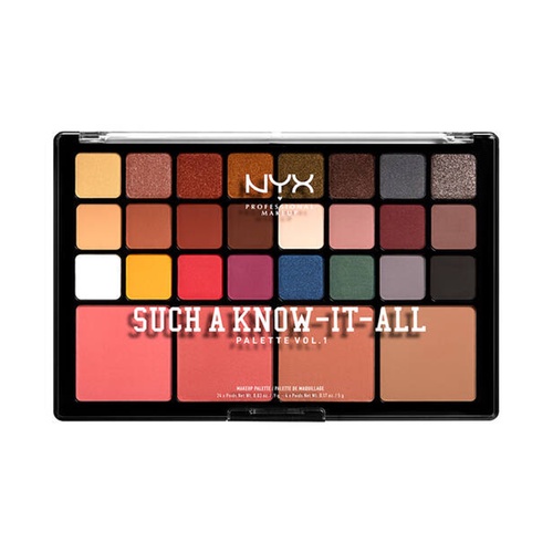 NYX SUCH A KNOW IT ALL พาเลทอายแชร์โดว์ 24 สี บลัชออน คอนทัวร์ แท้100%