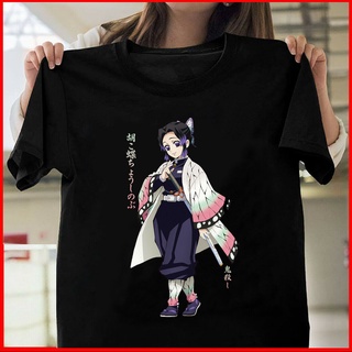 เสื้อยืด พิมพ์ลายการ์ตูนอนิเมะ Demon Slayer Shinobu สไตล์คลาสสิก Diy สําหรับผู้ชาย และผู้หญิงSize S-5XL