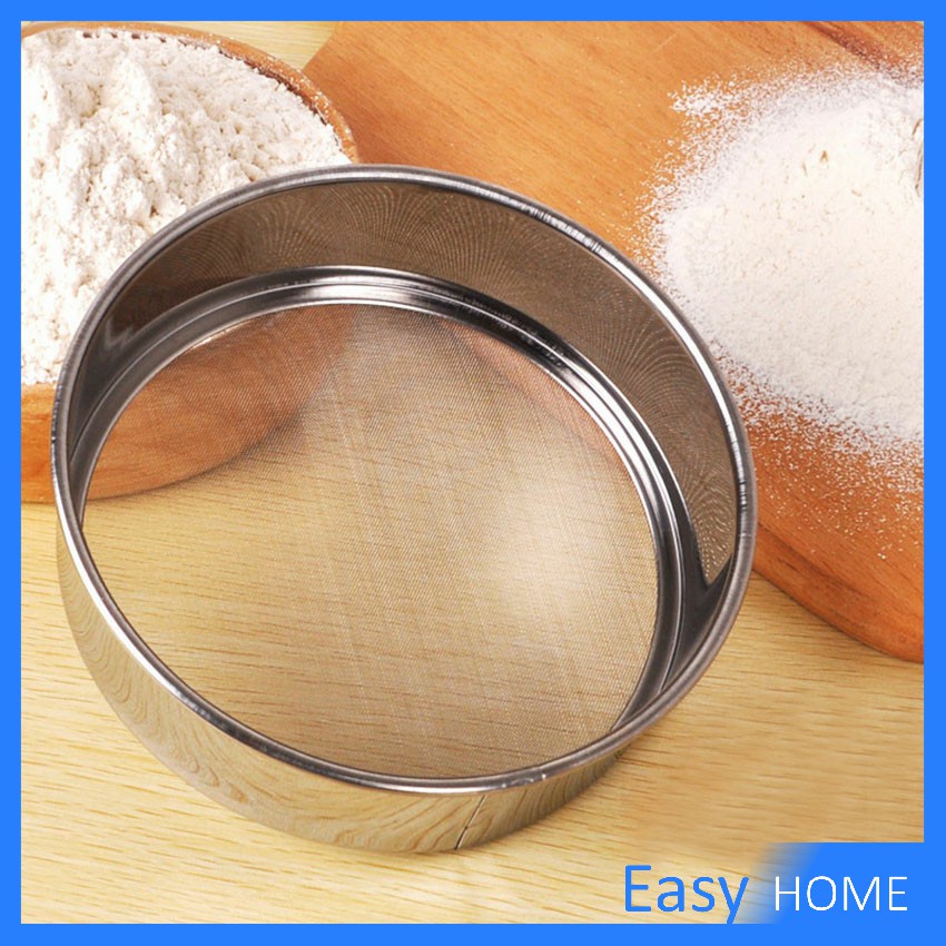 ที่ร่อนแป้ง สแตนเลส กระชอนสแตนเลส สําหรับร่อนแป้ง Stainless steel flour sieve