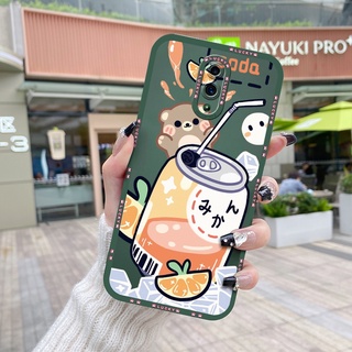 สําหรับ OPPO Reno 10x Zoom Reno Ace เคส ดีไซน์ใหม่ บาง แฟชั่น หมี กันกระแทก ขอบสี่เหลี่ยม เคสแบบเต็ม แองเจิลอาย เคสป้องกันกล้อง