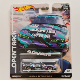 รถเหล็ก hotwheels  nissan skyline gt-r HKS R32