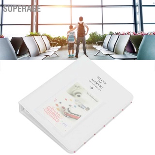 Superage 64 กระเป๋า 3in Mini Photo Album ที่เก็บรูปภาพทันที เคส สำหรับกล้องโพลารอยด์ 11 9 8