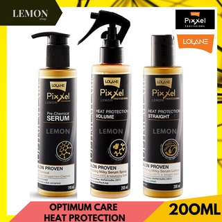 Lolane Pixxel Optimum Care Heat Protection 200/190ml พิกเซล ออพติมัม แคร์ ฮีท โพรเทคชั่น
