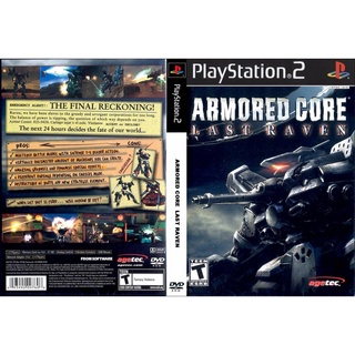 แผ่นเกมส์ PS2 Armored Core Last Raven   คุณภาพ ส่งไว (DVD)