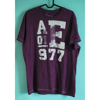 เสื้อยืดมือสอง American Eagle สีม่วง