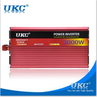 LXJ 3000W ไฟอินเวอร์เตอร์ DC 24V ไป AC 220V 50HZ คุ้มครองเต็มรูปแบบไฟ AC Inverter ยอมรับรถอินเวอร์เตอร์ 3000W CY554-CN