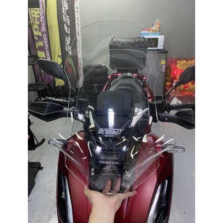 ชิลหน้า บังไมล์ SPEEDY #02 สำหรับ HONDA ADV350 สูง 24” หนา 4มม (4mm) แบบใส