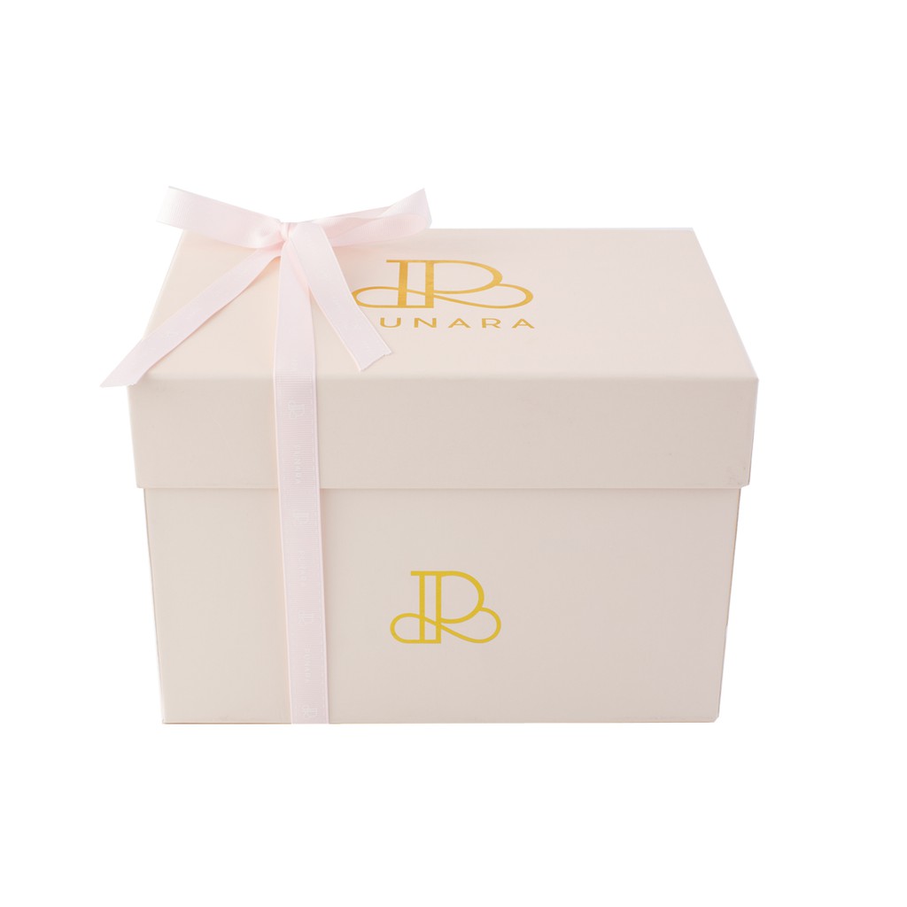 PUNARA Gift Box & Bag กล่องของขวัญสุดหรูพร้อมริบบิ้นและถุงแบรนด์พิวนารา