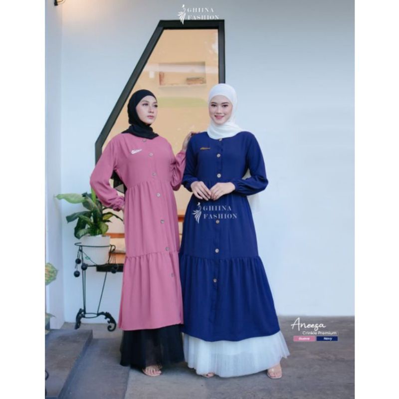 Aneesa Midi dress by ghiina แฟชั่นดั้งเดิม