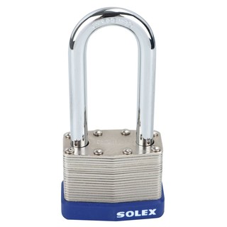 กุญแจ กุญแจสปริง SOLEX LM50L 50 MM สีสเตนเลส