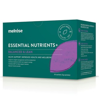 Melrose Essential Nutrients Balanced &amp; Lean 30 x 3g