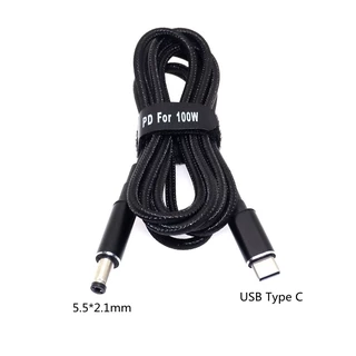 45w 65W 90W 100W USB Type C PD สายชาร์จสายไฟ USB C Plug Converter to แล็ปท็อปอะแดปเตอร์เชื่อมต่อสําหรับแล็ปท็อปสากล